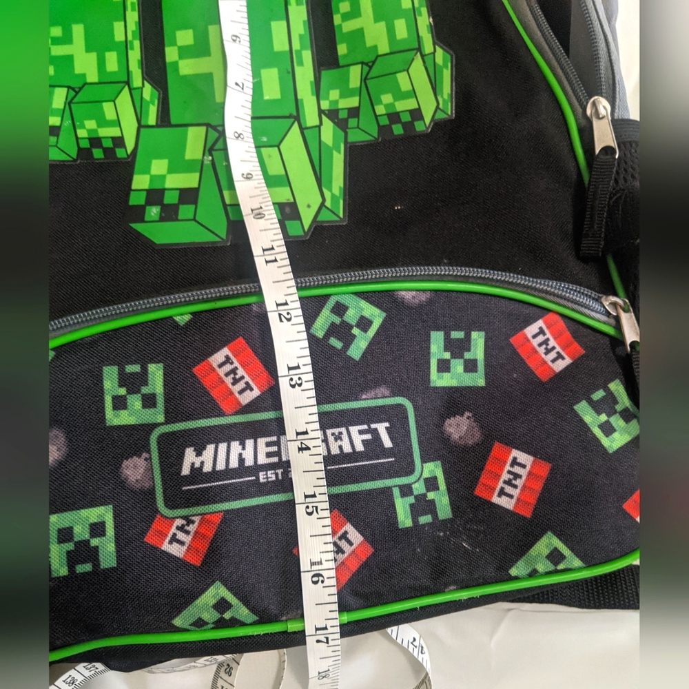 Minecraft Kids 16 inch Creepers Backpack - Picture 8 of 11